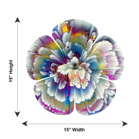 Next Innovations Mauve Petals 5 Petal Flower Wall Art 101410045-MAUVE